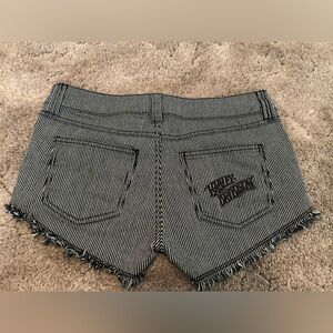 EUC Harley Davidson striped shorts size 8